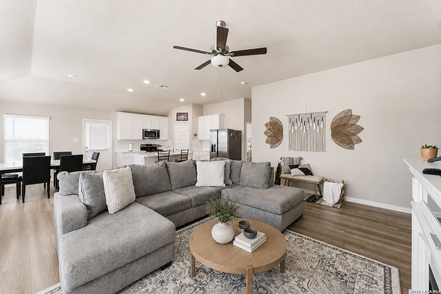 Living room toward the dining area